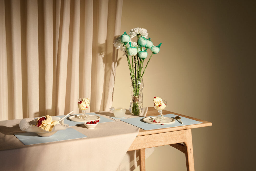 Glasbrik, Square - Soft Sky